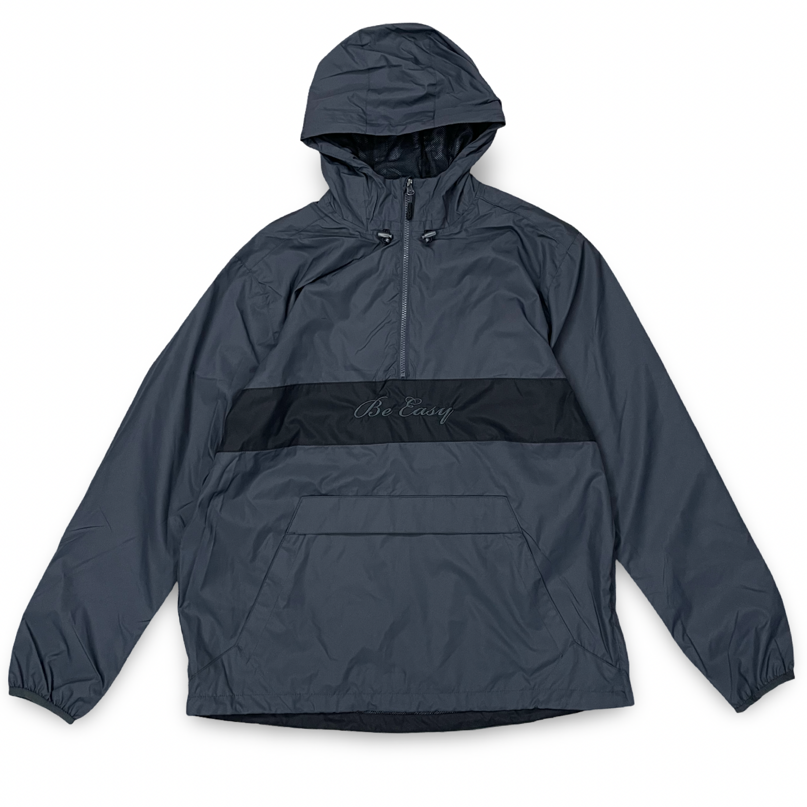Gray/black anorak windbreaker – beeasyboards