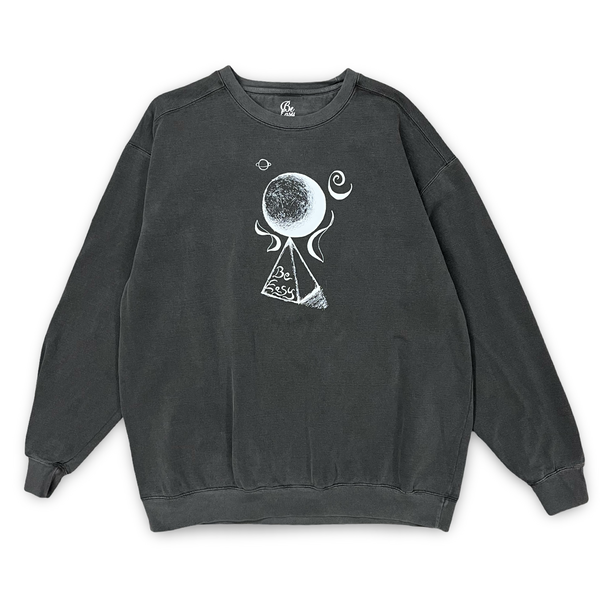 Pyramid&moon crewneck sweatshirt