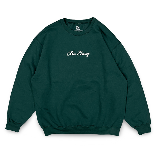 Dark green crewneck sweatshirt
