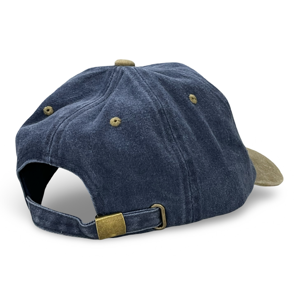 Navy/khaki two tone hat