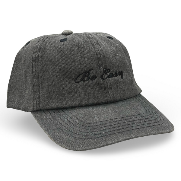Charcoal unstructured hat