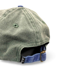 Load image into Gallery viewer, unstructured classic hat blue/green
