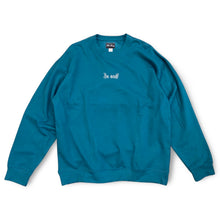 Load image into Gallery viewer, dark teal midweight crewneck sweater
