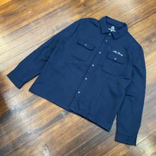 Load image into Gallery viewer, midnight blue fabric button up
