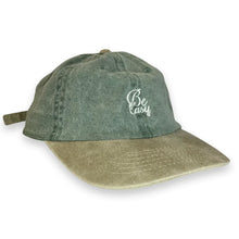 Load image into Gallery viewer, gray-green/khaki two-tone hat
