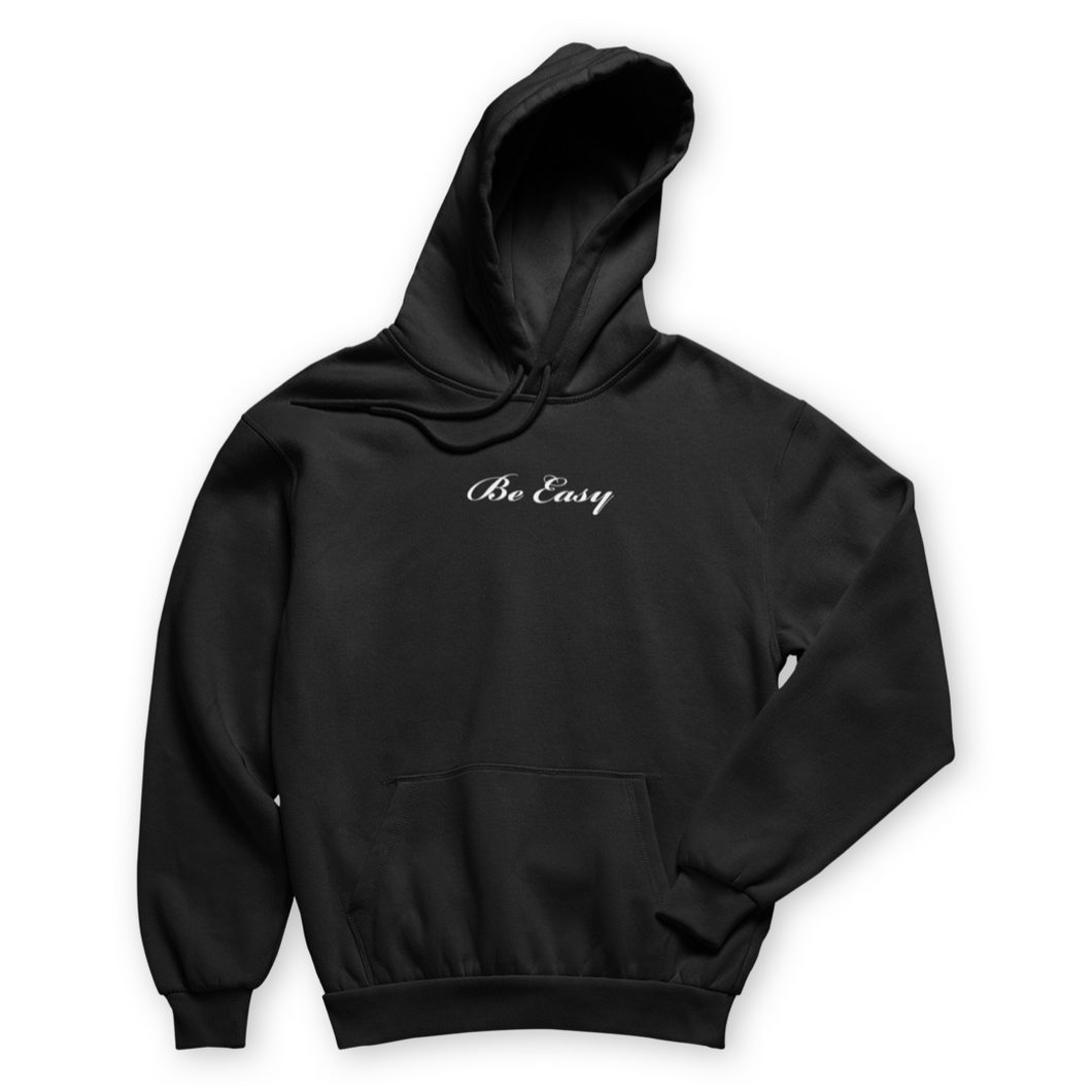 embroidered black hoodie